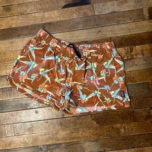 Patagonia Brown Floral barely baggies